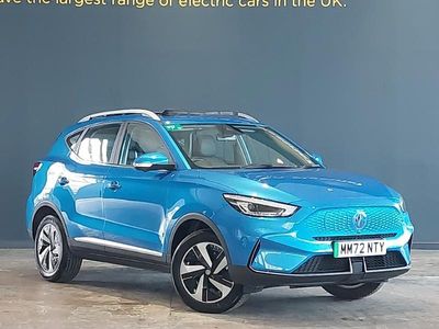 Used MG ZS Trophy Connect 114 kW (156 HP) 2022 Blue SUV