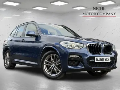 Begagnad BMW X3 M Sport 2019 Blå SUV