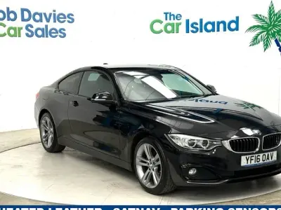 Used BMW 420 Sport Line 190 HP (139 kW) 2016 Black Coupe