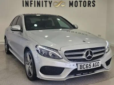Used Mercedes C220 AMG Line Premium 2016 Silver Sedan