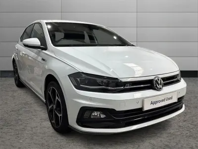 Used VW Polo R-line 115 HP (84 kW) 2019 White Hatchback