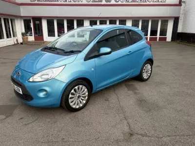 Used Ford Ka Zetec 69 HP (50 kW) 2015 Blue Hatchback
