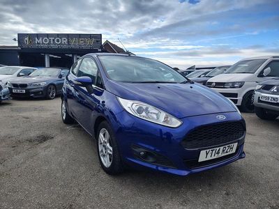 Used Ford Fiesta Zetec 2014 Blue Hatchback