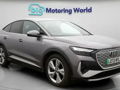 Begagnad Audi Q4 Sportback e-tron S-Line 250 kW (340 HK) 2023 Grå SUV