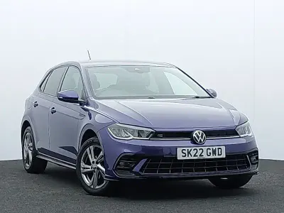 Used VW Polo R-line 95 HP (69 kW) 2022 Purple Hatchback