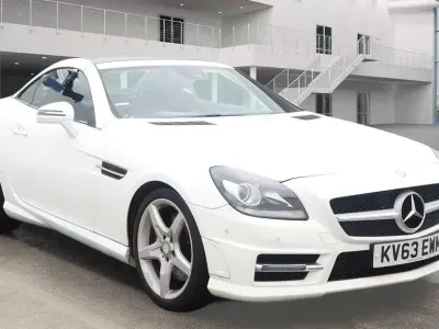 Used Mercedes SLK250 AMG 204 HP (150 kW) 2013 White Cabriolet