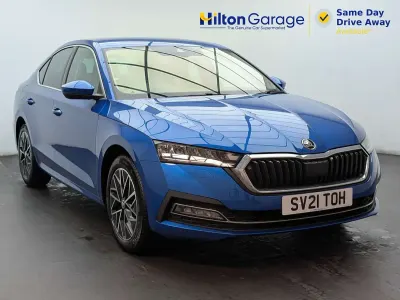 Used Skoda Octavia SE L First Edition 150 HP (110 kW) 2021 Blue Hatchback