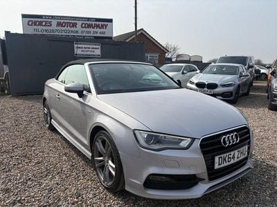 Begagnad Audi A3 Cabriolet S-Line 2014 Grå Cab