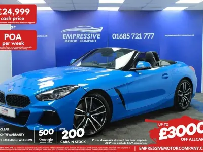 Used BMW Z4 M Sport 2019 Blue Cabriolet