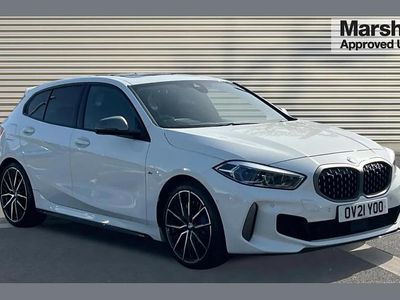 Used BMW M135 Comfort Edition 306 HP (225 kW) 2021 White Hatchback
