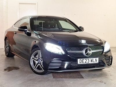 Begagnad Mercedes C200 AMG line 184 HK (135 kW) 2023 Svart Sportkupé