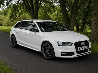 Used Audi A4 Black Edition 150 HP (110 kW) 2014 White Estate