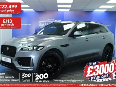 Used Jaguar F-Pace Chequered Flag 180 HP (132 kW) 2020 Grey SUV