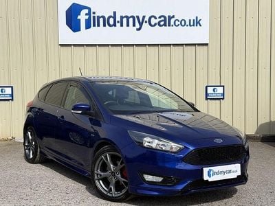 Used Ford Focus ST-Line X 140 HP (102 kW) 2018 Blue Hatchback