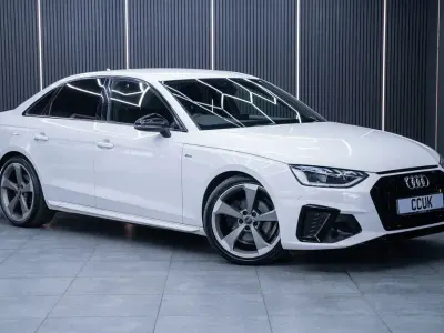 Used Audi A4 Black Edition 190 HP (139 kW) 2020 White Sedan