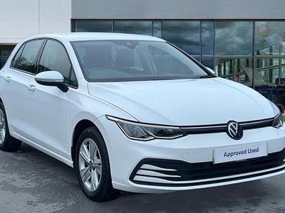 Pure white Used 2023 VW Golf VIII Life Hatchback | £19,037 (Fair price)