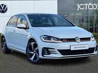 White Used 2019 VW Golf VII GTI Hatchback | £21,627 (Fair price)