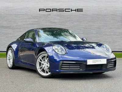 Used Porsche 992 380 HP (279 kW) 2023 Gentian blue Coupe