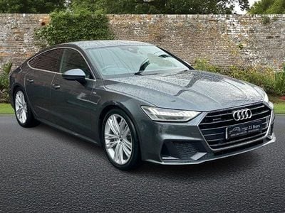 Usado Audi A7 S-Line 340 HP (250 kW) 2019 Cinzento Sedan