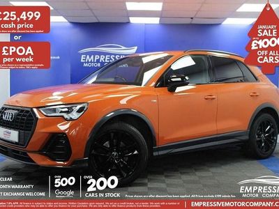 Orange Used 2021 Audi Q3 Black Edition SUV | £25,499 (Fair price)