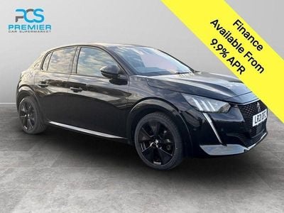 Used Peugeot e-208 Premium 100 kW (136 HP) 2021 Black Hatchback