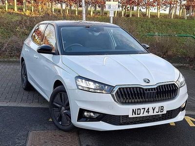 Moon white metallic black magic pearl effect Used 2025 Skoda Fabia Design Edition Hatchback | £18,995 (Fair price)