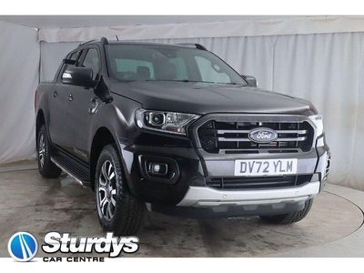 Black Used 2022 Ford Ranger Wildtrack Pickup | £17,990 (Good price)