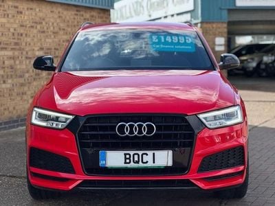 Used Audi Q3 Black Edition 150 HP (110 kW) 2018 Red SUV