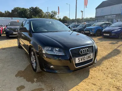 Used Audi A3 2010 Black Hatchback