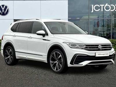White Used 2022 VW Tiguan Allspace R-line SUV | £27,400 (Fair price)