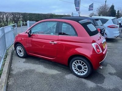 Red Used 2011 Fiat 500C Lounge Cabriolet | £3,950