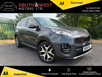 Used Kia Sportage GT-Line 174 HP (127 kW) 2018 Silver SUV