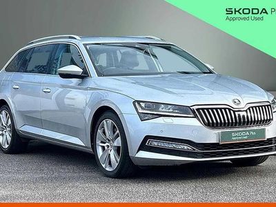 Used Skoda Superb SE L 187 HP (137 kW) 2021 Brilliant silver metallic Estate