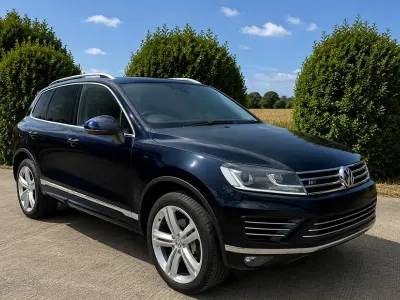 Used VW Touareg R-line 262 HP (192 kW) 2015 Blue SUV