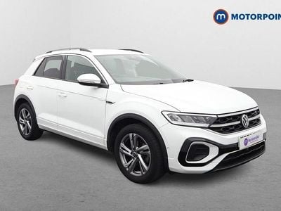 White Used 2022 VW T-Roc R-line SUV | £21,399 (Fair price)