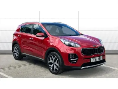 Used Kia Sportage GT-Line S 181 HP (133 kW) 2017 Red SUV