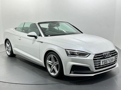 White Used 2017 Audi A5 Cabriolet S-Line Cabriolet | £16,278 (Fair price)