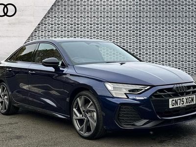 Used Audi A3 Black Edition 150 HP (110 kW) 2025 Blue