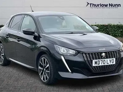 Used Peugeot 208 Allure Premium 102 HP (75 kW) 2021 Black Hatchback