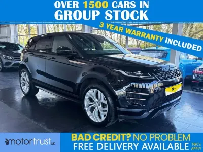 Used Land Rover Range Rover evoque R-Dynamic 180 HP (132 kW) 2020 Black SUV