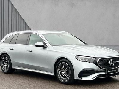 Used Mercedes E200 AMG line 204 HP (150 kW) 2024 Metallic paintwork hightech silver Estate
