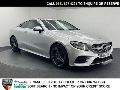 Used Mercedes E220 AMG line 194 HP (142 kW) 2019 Silver Coupe