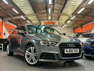 Used Audi A3 Sportback S-Line 2018 Grey Hatchback