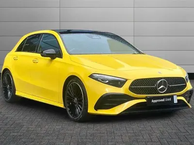 Used Mercedes A200 Exclusive 163 HP (119 kW) 2023 Sun yellow Hatchback