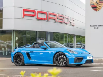 Used Porsche 718 2021 Blue Cabriolet