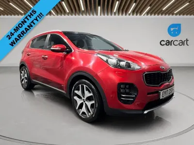 Used Kia Sportage GT-Line S 182 HP (133 kW) 2017 Red SUV