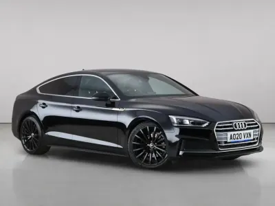 Used Audi A5 Sportback S-Line 190 HP (139 kW) 2020 Black Hatchback
