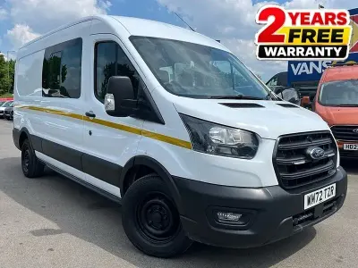 Used Ford Transit 130 HP (95 kW) 2023 White Van