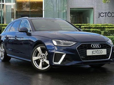 Used Audi A4 S-Line 201 HP (147 kW) 2023 Blue Estate