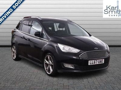 Black Used 2017 Ford Grand C-Max Titanium MPV | £7,495 (Fair price)